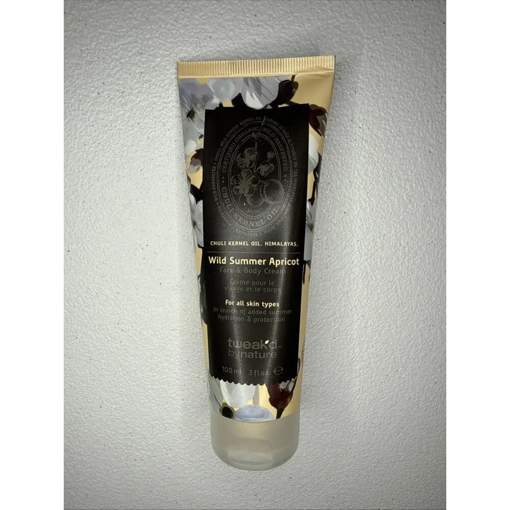Tweak'd By Nature face and body cream ~ Wild Summer Apricot ~ 3 oz travel (m1.5